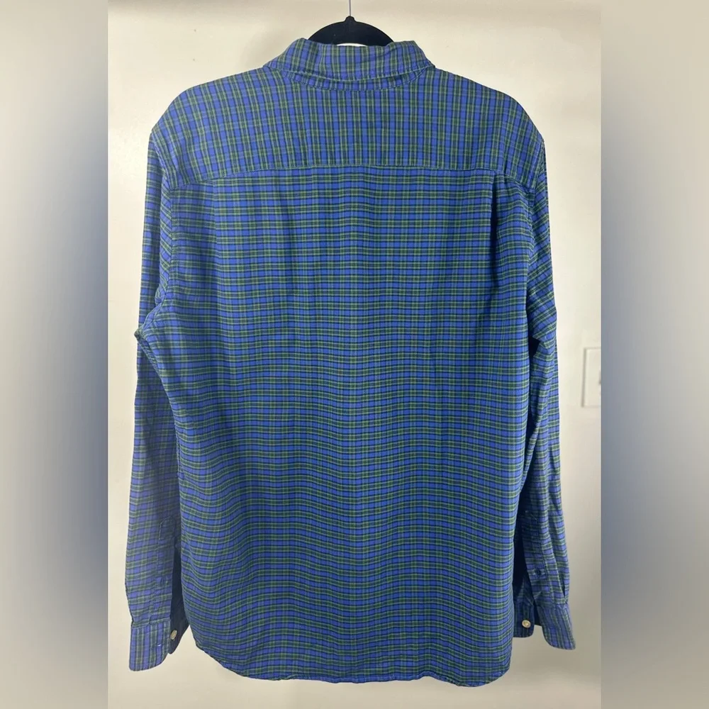 GAP Men’s L Standard Fit‎ Stretch Plaid Button-Down Shirt - Picture 3 of 14